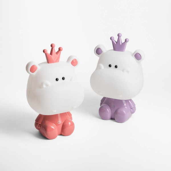 Lampka LED na komodę Hippo KDR-613B-PE Zumaline 3W 4000K fioletowa biała