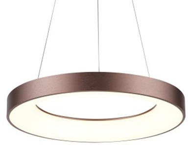 Lampa wisząca okrąg Santana AZ5007 LED 50W 3000-6500K z pilotem brązowy
