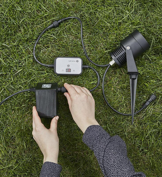 Gruntowa lampa zewnętrzna Garden regulowana LED 6W 3000K czarna