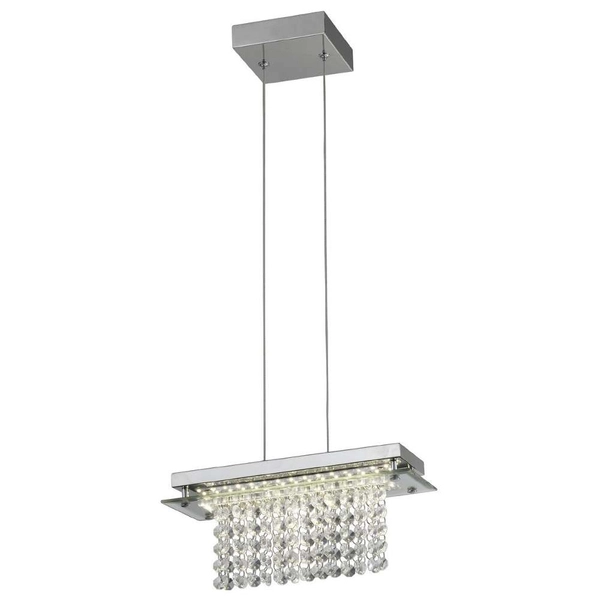 Zwisowa lampa MODENA LED MD1119-12 LED 12W 4000K glamour crystal chrom