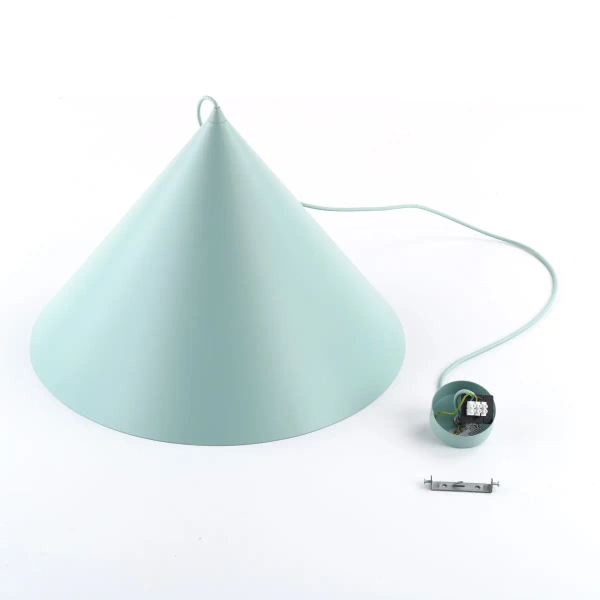 Lampa do salonu trójkątna CONO 10087 wisząca miętowy