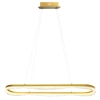 Ringowa lampa wisząca Preciosa ML1868 LED 45W 4000K obręcz do salonu złoty