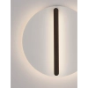 Naścienna lampa tarcza GALURCA LE45548 LED 20W 3000K metalowa czarna biała