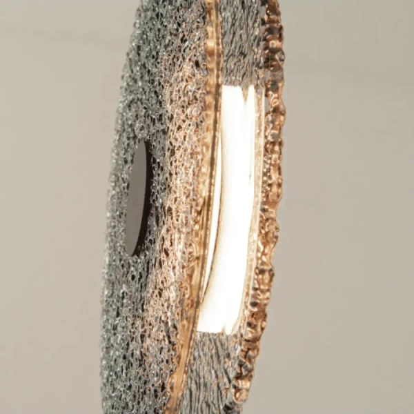 Ledowa lampa wisząca 23074 LED 11W 3000K dymione szkło czarny