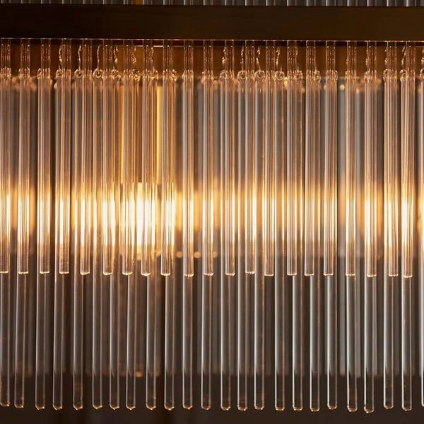 Łańcuchowa lampa wisząca Marietta 112573 nad stół salonowa mosiądz