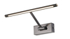 Czarny kinkiet ruchomy Monalisa galeryjka LED 5,4W 3000K metalowa