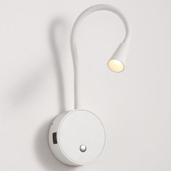 Kinkiet na peszlu Sulta 642301102-1 Elkim LED 3W 3000K włącznik biały