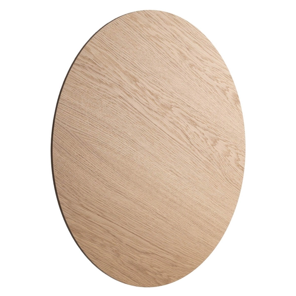 Ekologiczny kinkiet ścienny Luna 10098 japandi koło drewniany