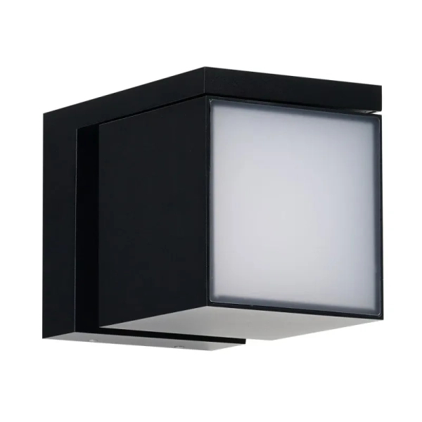 Kinkiet zewnętrzny CUBIC czarny AZ6687 1xLED 18W 3000K na elewację