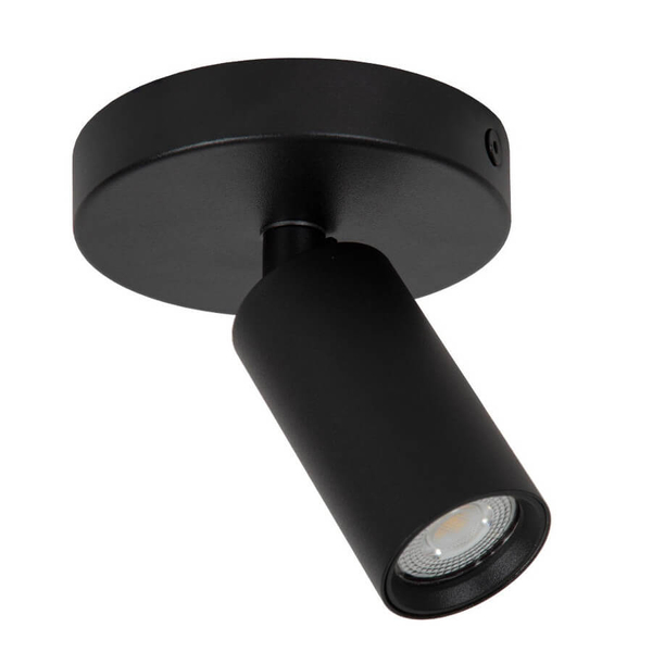 Nasufitowa lampa tuba RITMO 09942/01/30 do salonu czarna