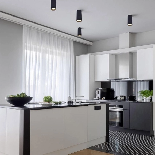 Lampa sufitowa STAG 8304801012 Lutec LED 4,7W 2700-6500K RGB tubka czarna