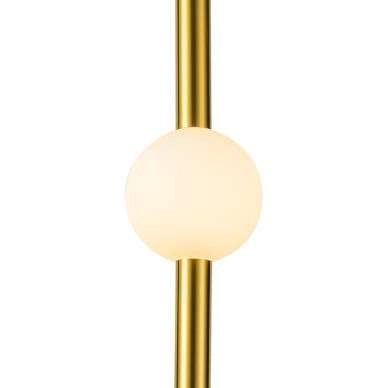 LAMPA wisząca HALLING PND-16357-C-1 Italux loftowa OPRAWA tuba zwis LED 10W 3000K szklana kula miedziana biała