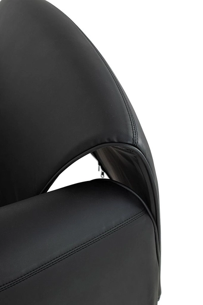 Wygodny fotel FLESSI MSE011000326.E43 do salonu czarny