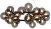 Lampa wisząca kulista Dallas MOD545PL-25B molekuły przydymione