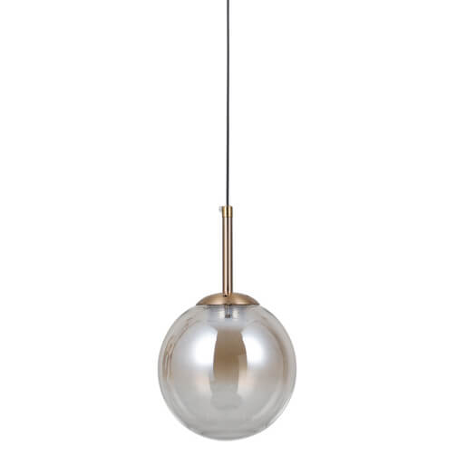 Wisząca lampa kula Velada PND-34381-1-HBR LED 5W 3000K złoty bursztynowy