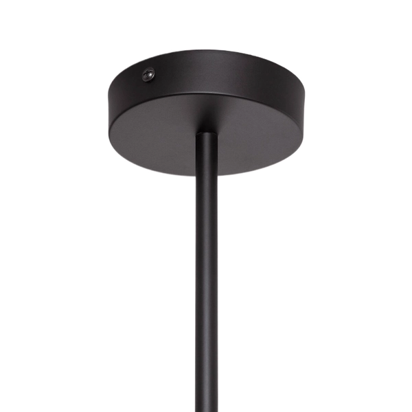 Lampa wisząca metalowa Cazzata ABR-LWL-CAZZ-B nad stół tubki do jadalni czarne