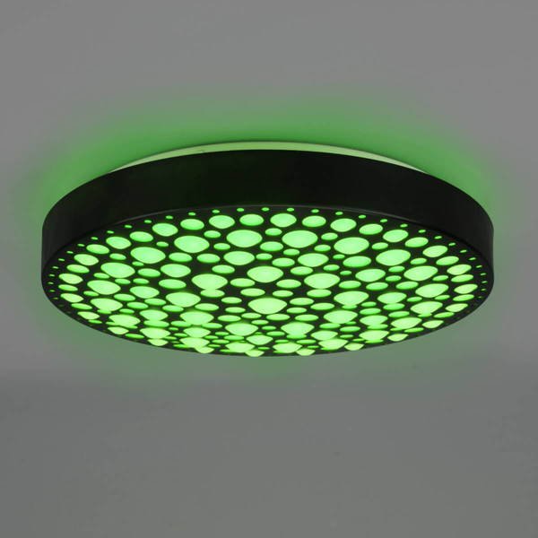 Plafon z pilotem Chizu R67161132 RL Light LED 22W 2700-6000K RGB czarna