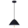 Wisząca lampa jadalniana CARAPARI LE44654 LED 17W 3000K czarna
