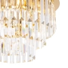 Przysufitowa LAMPA glamour MONACO C0205 Maxlight kryształowa do sypialni złota