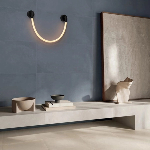 Kinkiet ścienny świetlny CURA LE44258 LED 7W 3000K wąż czarny biały