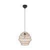 Wisząca lampa jadalniana HIVE R31681936 boho czarny naturalny