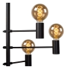 Industrialna lampa wisząca Leanne 21421/10/30 Lucide do salonu czarna