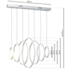 LAMPA wisząca VERTIGO ML335 Milagro dekoracyjna OPRAWA zwis LED 86W 4000K LISTWA sufitowa biała