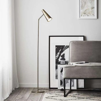 Podłogowa LAMPA stojąca PEAK 107901 Markslojd regulowana OPRAWA metalowa tuba patyna