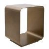 Złoty stolik kawowy NOURA MM001501100369 drewniany minimalistyczny 45cm