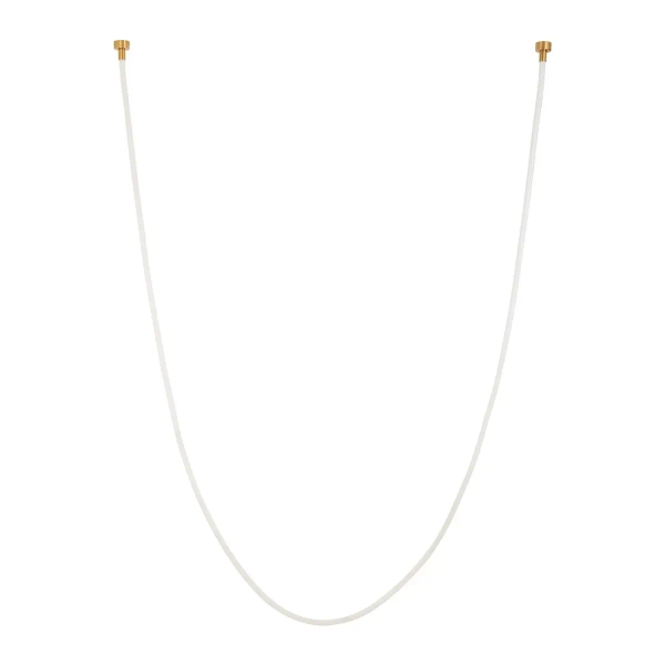 Lampa wisząca wąż led SNAKE MD1021-5 gold biała złota metal PVC LED 72W 3000K 5M do sypialni