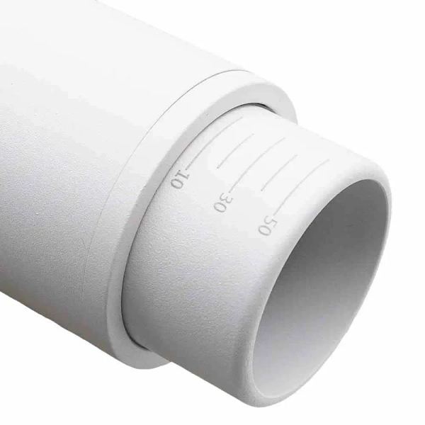 Lampa z regulacją sufitowa MICA ZOOM ML7372 do biura metalowy biały