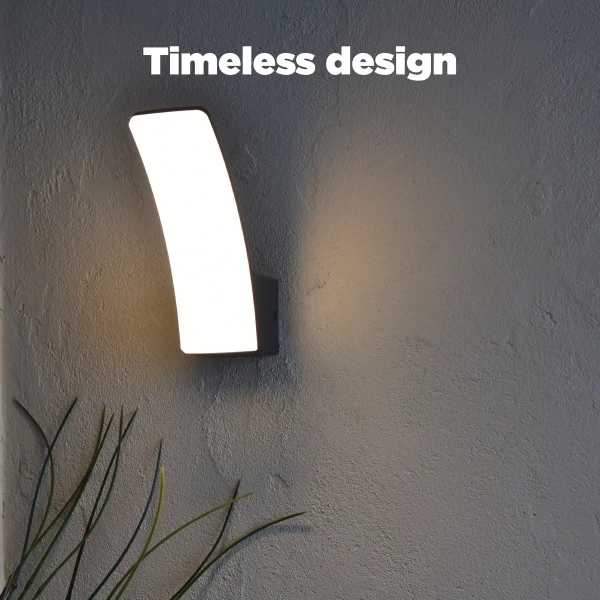 Kinkiet ścienny zewnętrzny KILO 5203901335 LED 11,5W 3000K IP44 szary