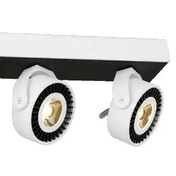 LAMPA sufitowa TECHNO ML3843 Milagro listwa LED 40W 3000K reflektorki białe czarne