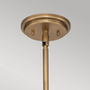 Jadalniana lampa wisząca Amelia HK-AMELIA-P-M-HB retro mosiądz biały