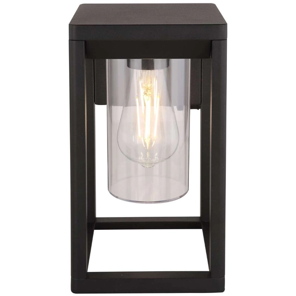 Lampa zewnętrzna CANDELA 3135W metalowa elewacyjna prostokątna IP44 czarna