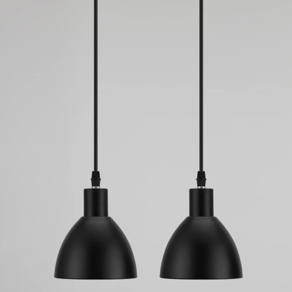 Lampa wisząca 2-punktowa Ray 63233003 Nordlux metalowa czarna