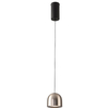 Zwisowa lampa kopuła Petite XC5010-N Step LED 12W 3000K do salonu nikiel