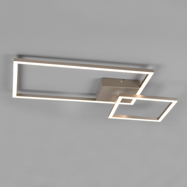 Ledowa lampa sufitowa Padella R62642407 25W 4000K geometryczna nikiel