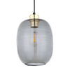 Pojedyncza owalna lampa wisząca Delta 4839 TK Lighting szklana grafitowa
