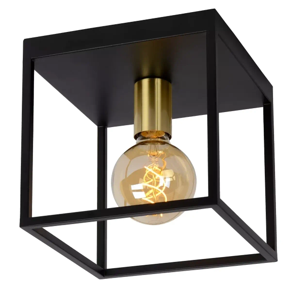 Salonowa lampa sufitowa RUBEN 00124/01/30 Lucide loft czarny złoty