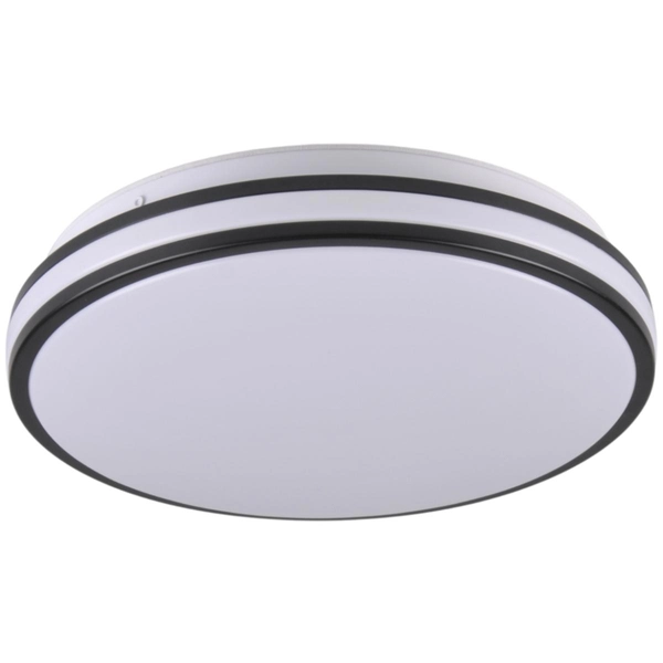 Ledowa lampa sufitowa plafon Orbit 318985 24W okrągły czarny