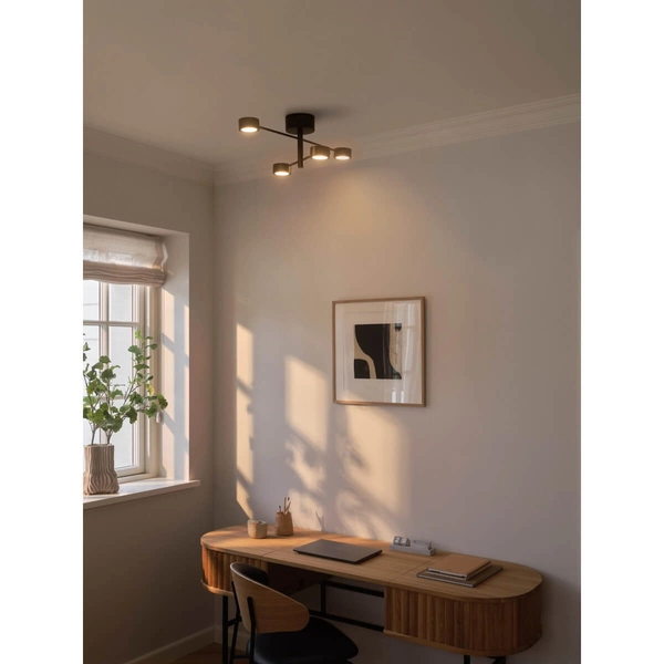 Metalowa lampa sufitowa Clyde 2412260103 LED 16W 2700K czarny