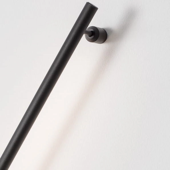 Ścienna LAMPA industrialna BUIN LE41366 Luces Exclusivas metalowa OPRAWA kinkiet LED 15W 3000K tuba czarna