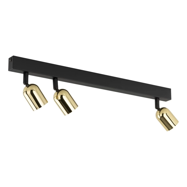 Potrójna lampa sufitowa reflektorki Top 6315 TK Lighting czarna złota