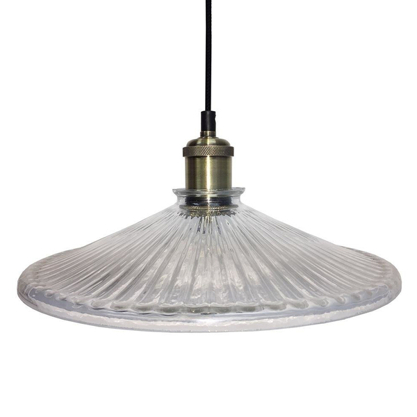Wisząca lampa CHESTER 50101272 szklana zwis patyna przezroczysty