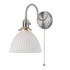 Sypialniana lampa ścienna Hadano HAD0761-09 ceramiczna chrom biały