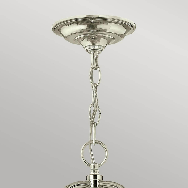 Wisząca lampa na łańcuchu Gentry HK-GENTRY-P-L-PN Hinkley nikiel