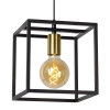 Loftowa lampa wisząca RUBEN 00424/01/30 Lucide kostka czarny złoty