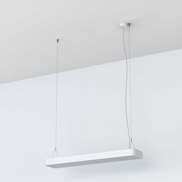 Lampa wisząca nad wyspę Soft 7545 Nowodvorski LED 16W 3000K metalowa biała