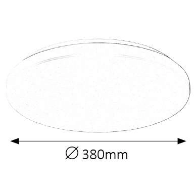 Plafon LAMPA sufitowa ROB 2285 Rabalux metalowa OPRAWA okrągła LED 32W 4000K biały